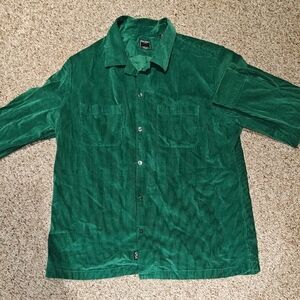 Todd Snyder Emerald Corduroy Shirt Jacket
